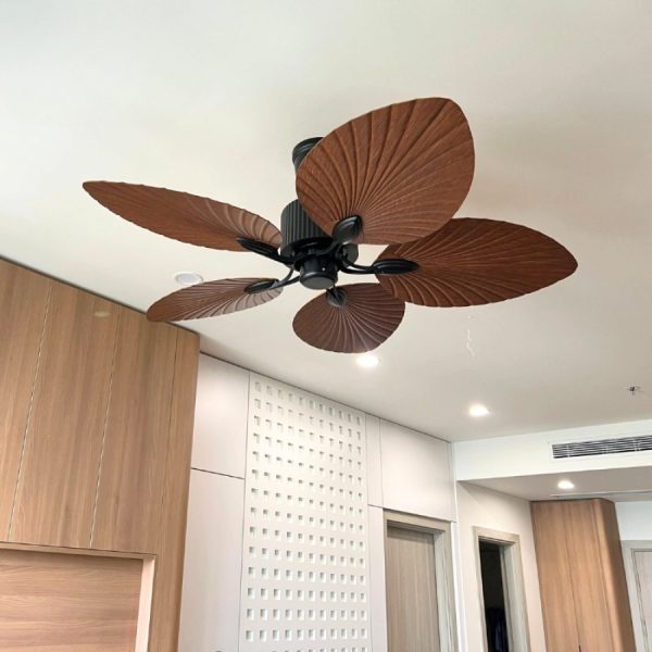 Quạt Trần Đèn 5 Cánh Nhựa RQT-209KD