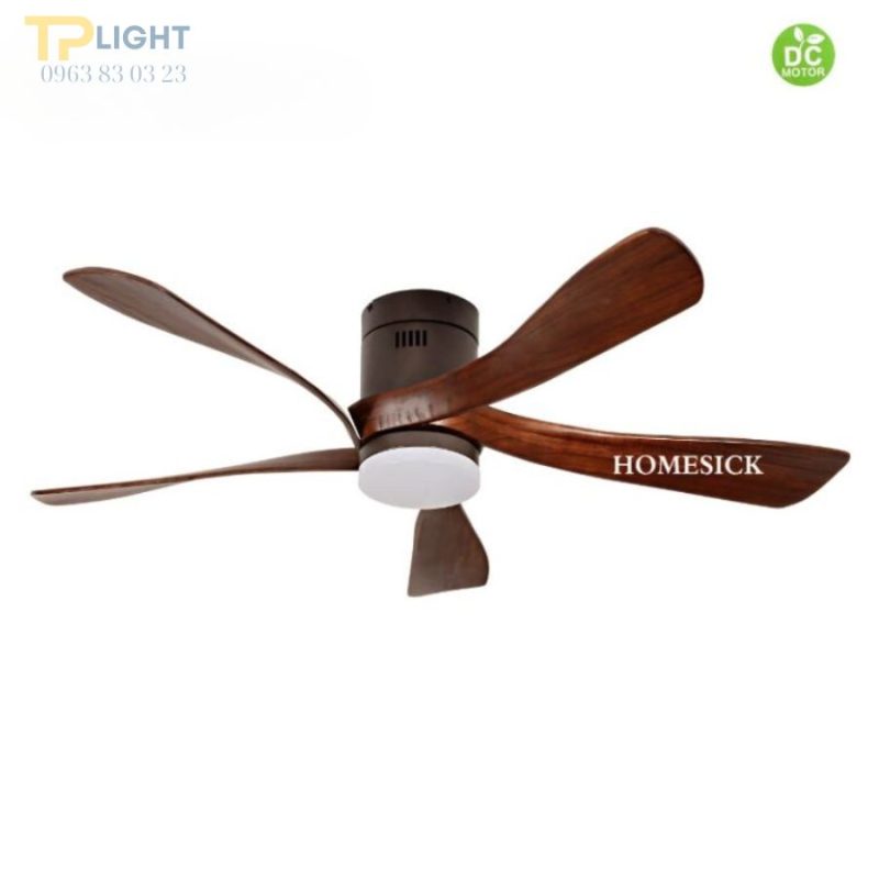 Quạt trần đèn thương hiệu Homesick QT-9008