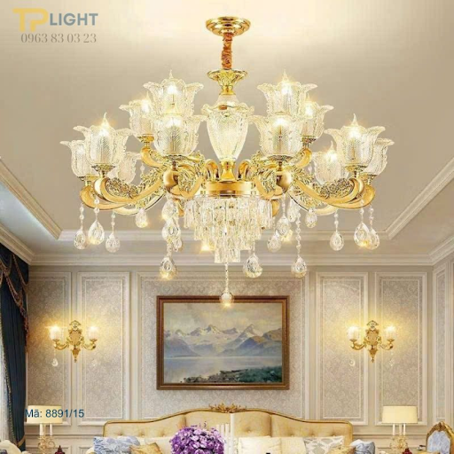 Công suất đèn chùm giúp bạn lựa chọn được loại đèn tiết kiệm điện năng
