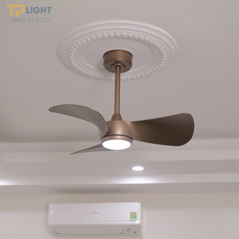 Quạt trần sải cánh ngắn thương hiệu Ý QT-526