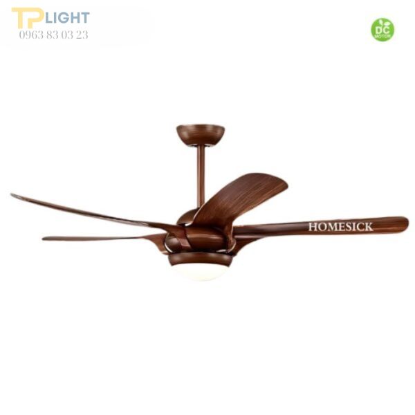 Quạt trần đén thương hiệu HOMESICK QT-025L