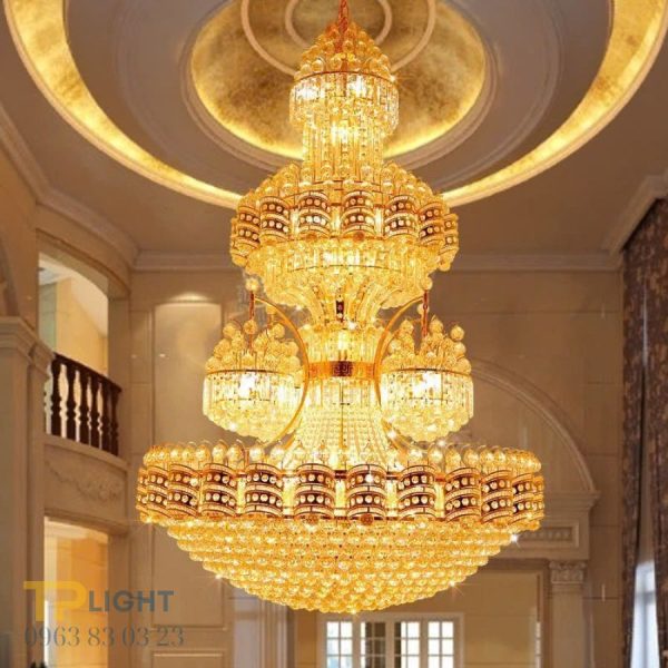 Đèn chùm 3 bóng với mẫu thông tầng